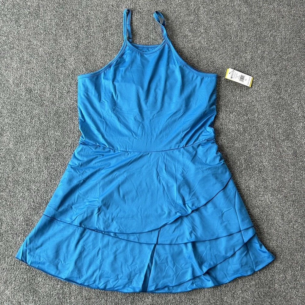 ELEVEN by Venus Williams Dress Women‎ XXL Cosmos Blue Tennis Compression Sports
